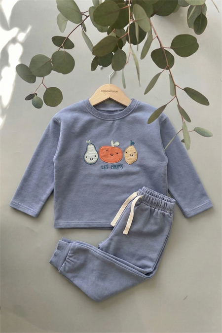 Sweatshırt Takım 1-5 Yaş MİNT YEŞİLİ