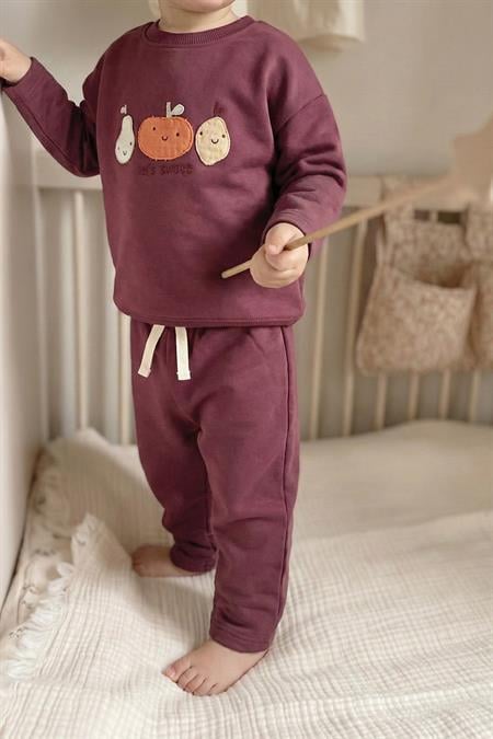 Sweatshırt Takım 1-5 Yaş MÜRDÜM