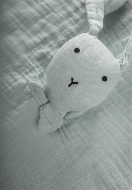 Tavşan Müslin Uyku Arkadaşı (Yıkanmıştır) 40X40 cm Mint Yeşil