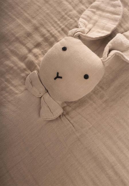 Tavşan Müslin Uyku Arkadaşı (Yıkanmıştır) 40X40 cm Vizon