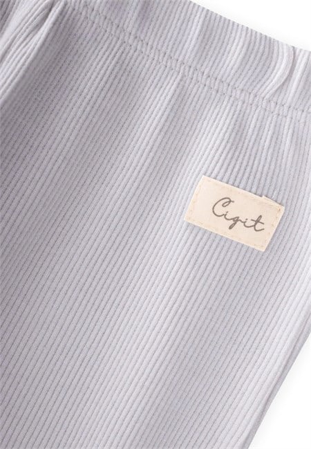 Tayt Pantolon 1-5 Yaş GRİ
