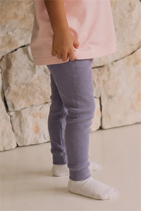 Tayt Pantolon 1-5 Yaş Lila