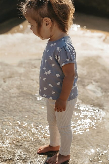 Taytlı T-Shirt Takım 1-7 Yaş Mavi