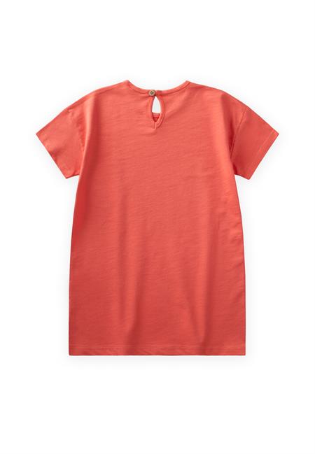 Tunik T-Shırt 4-12 Yaş Mercan