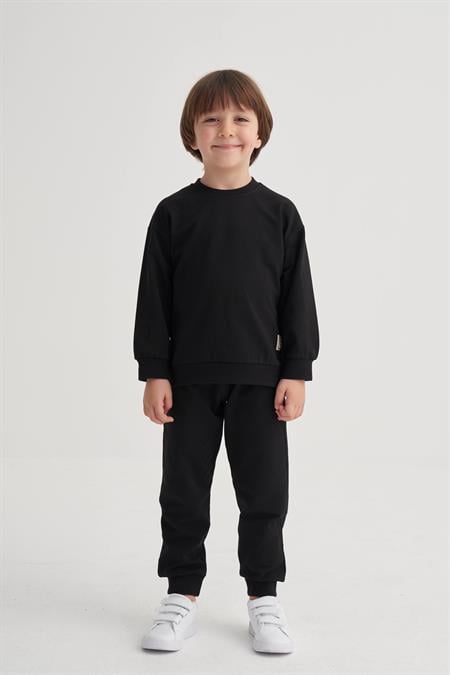 Basic Eşofman Takım 2-7 Yaş SİYAH