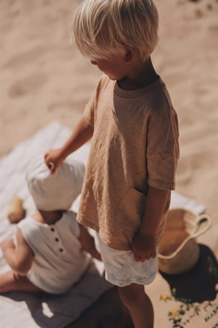 T-Shirt 1-8 Yaş CAMEL