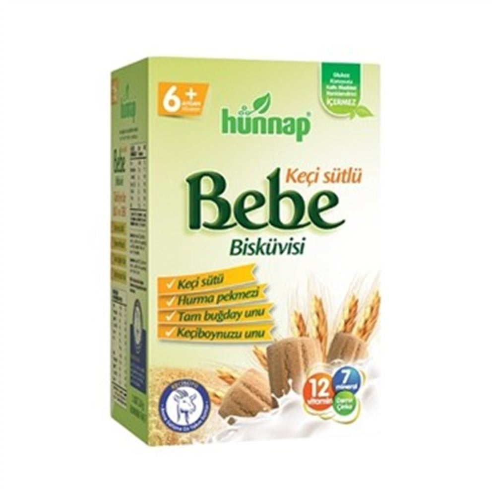 Hünnap Keçi Sütlü Bebe Bisküvisi 400 g