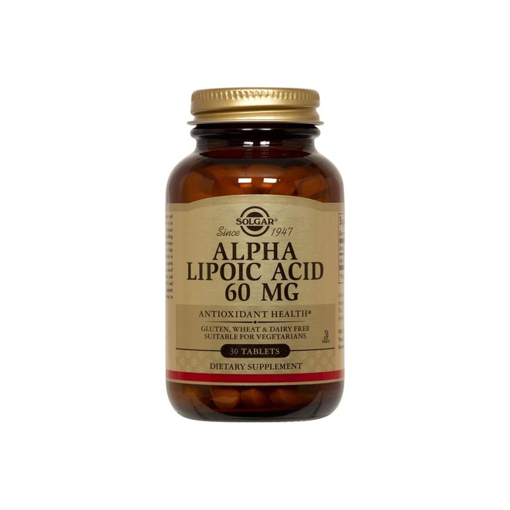Solgar Alpha Lipoic Acid 60 mg 30 Kapsül