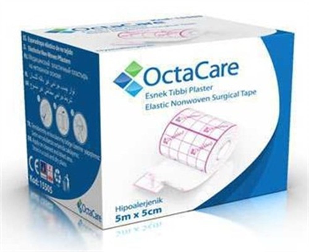 OctaCare Esnek Tıbbi Flaster 5m x 5cm