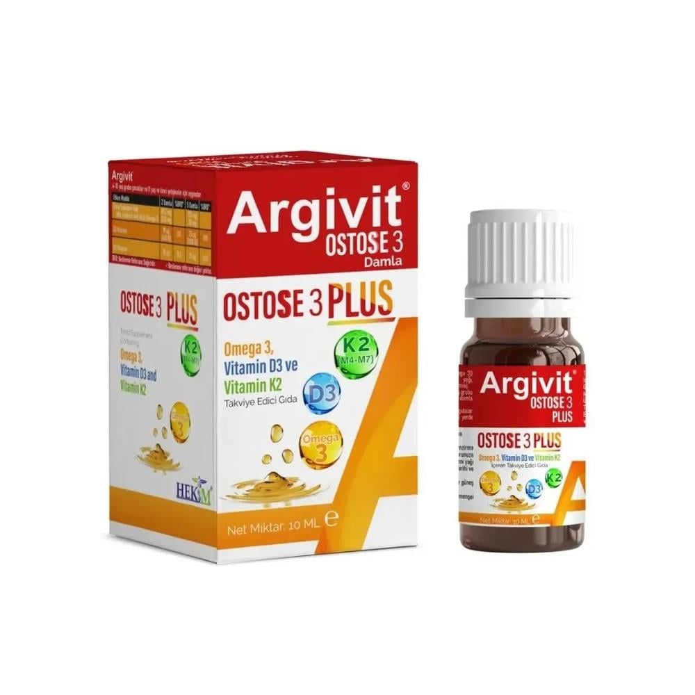 Argivit Ostose 3 Plus Damla 10 ml