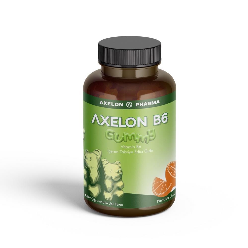 Axelon Gummy B6 60 Çiğnenebilir Jel Form