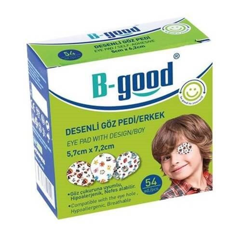 B-good Desenli Göz Pedi / Erkek 54'lü