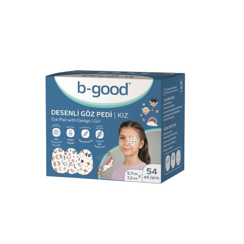 B-good Desenli Göz Pedi / Kız 54'lü