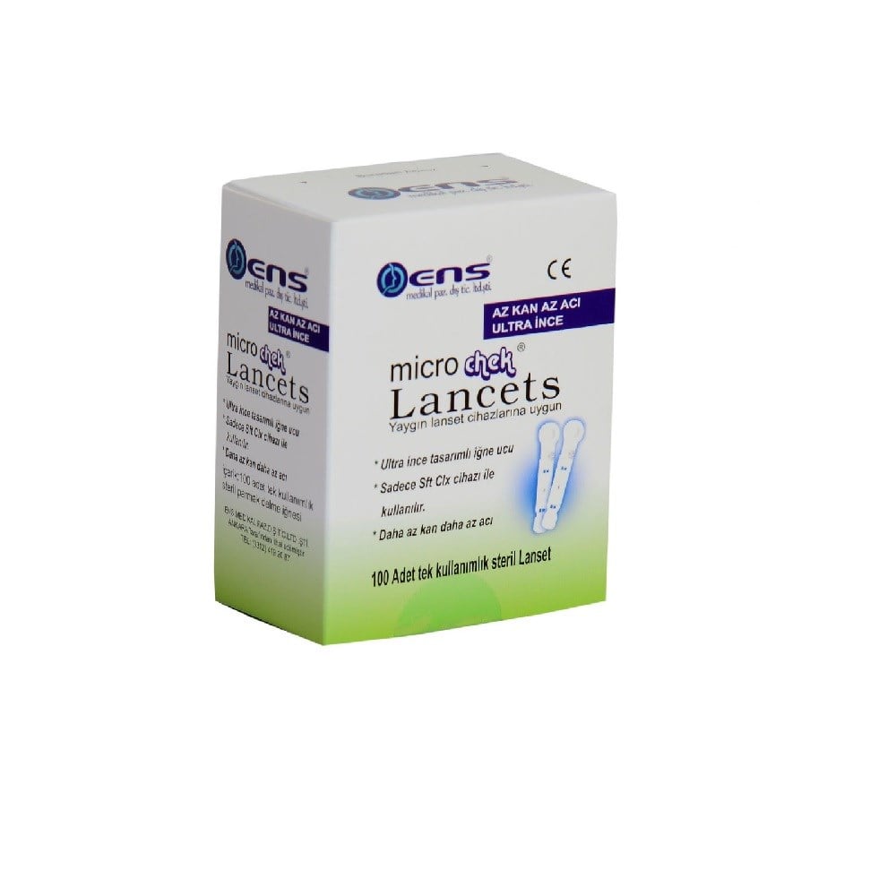 Ens Micro Chek Lancets 100 Adet Lanset