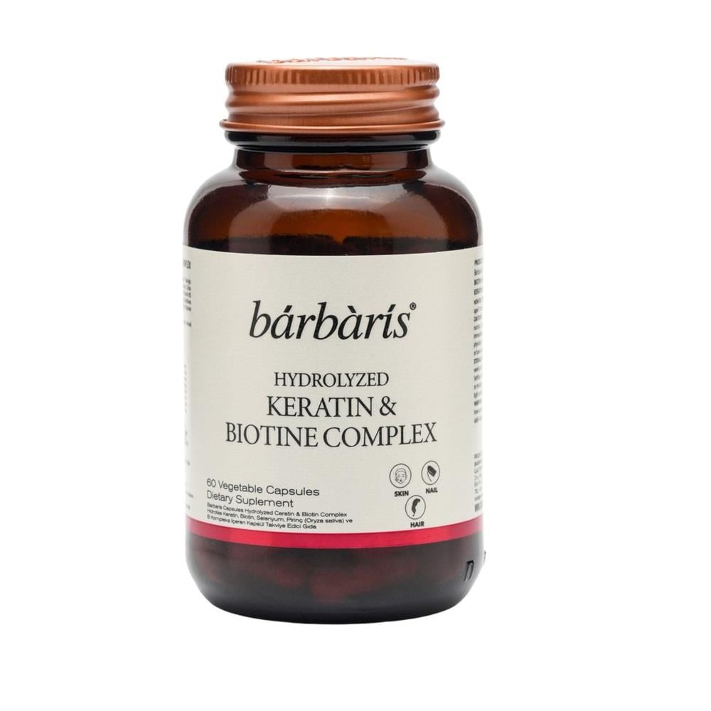 Barbaris Hydrolyzed Keratin Biotine Complex 60 Kapsül