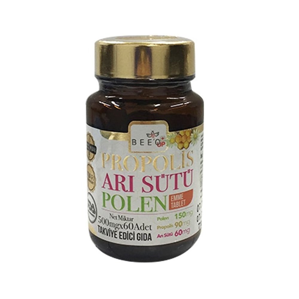 BEE'O Up Propolis Arı Sütü Polen 60 Emme Tablet