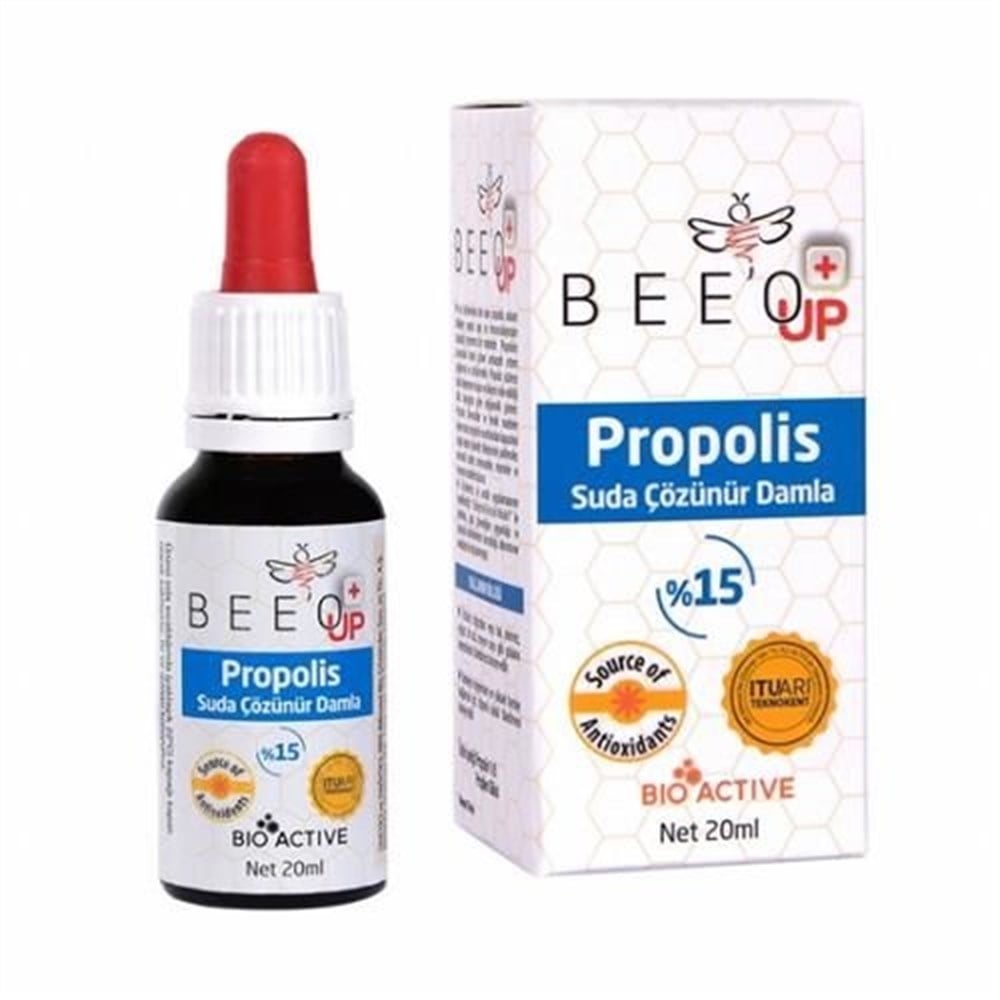 BEE'O UP Propolis Suda Çözünür Damla 20 ml