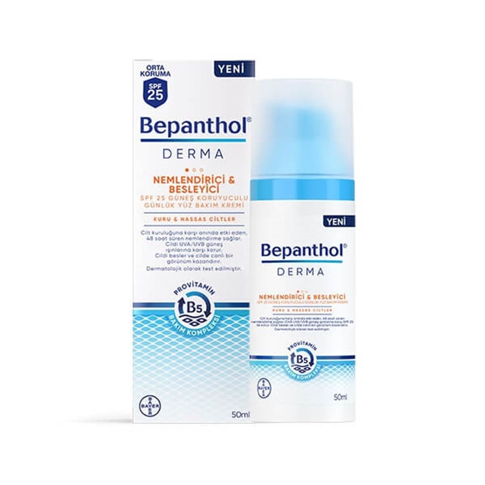 Bepanthol Derma Nem SPF 25 Yüz Bakım Kremi 50 ml