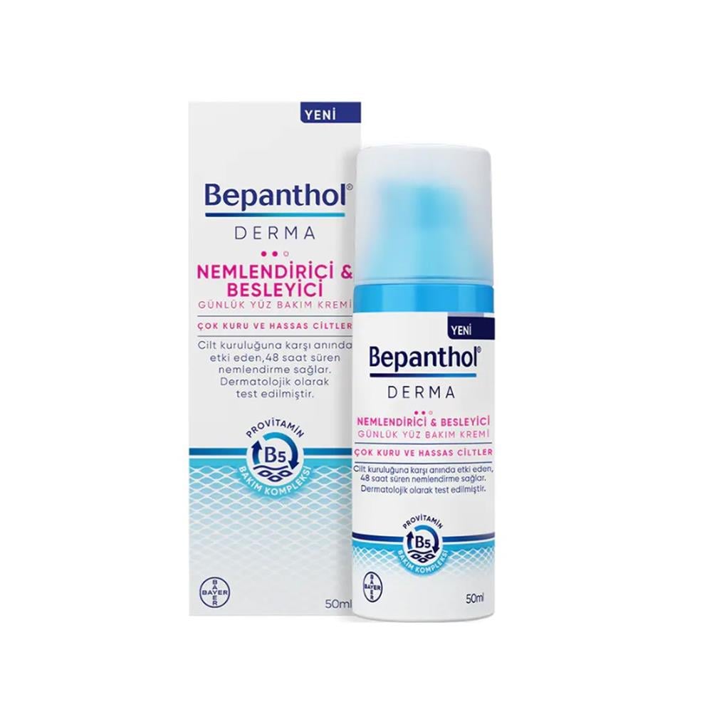 Bepanthol Derma Nemlendirici ve Besleyici Günlük Yüz Bakım Kremi 50 ml