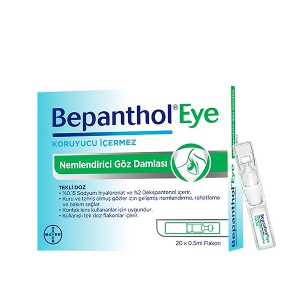 Bepanthol Eye Göz Damlası 0 5 ml x 20 Flakon