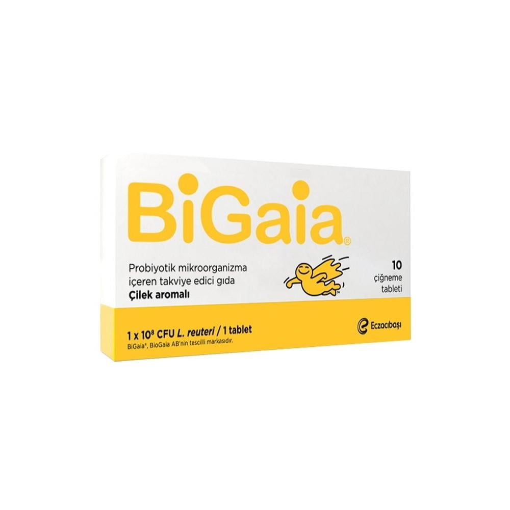 BiGaia Probiyotik Çilek Aromalı Çiğneme Tablet