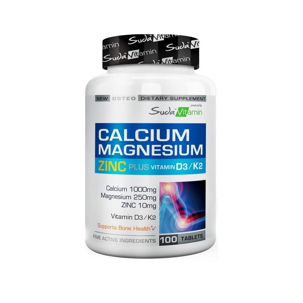 Bigjoy Calcium Magnesium Zinc Plus Vitamin D3/K2 100 Tablet
