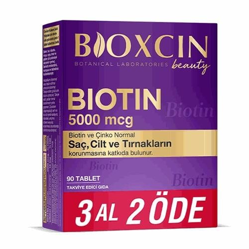 Bioxcin Beauty Biotin 5000 mcg 90 Tablet