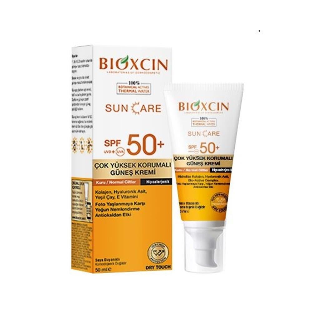 Bioxcin Sun Care Güneş Kremi SPF50+ 50 ml Kuru / Normal Ciltler