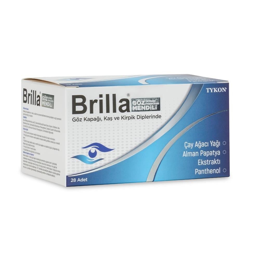 Brilla Göz Çevresi Temiizleme Mendili 28 adet