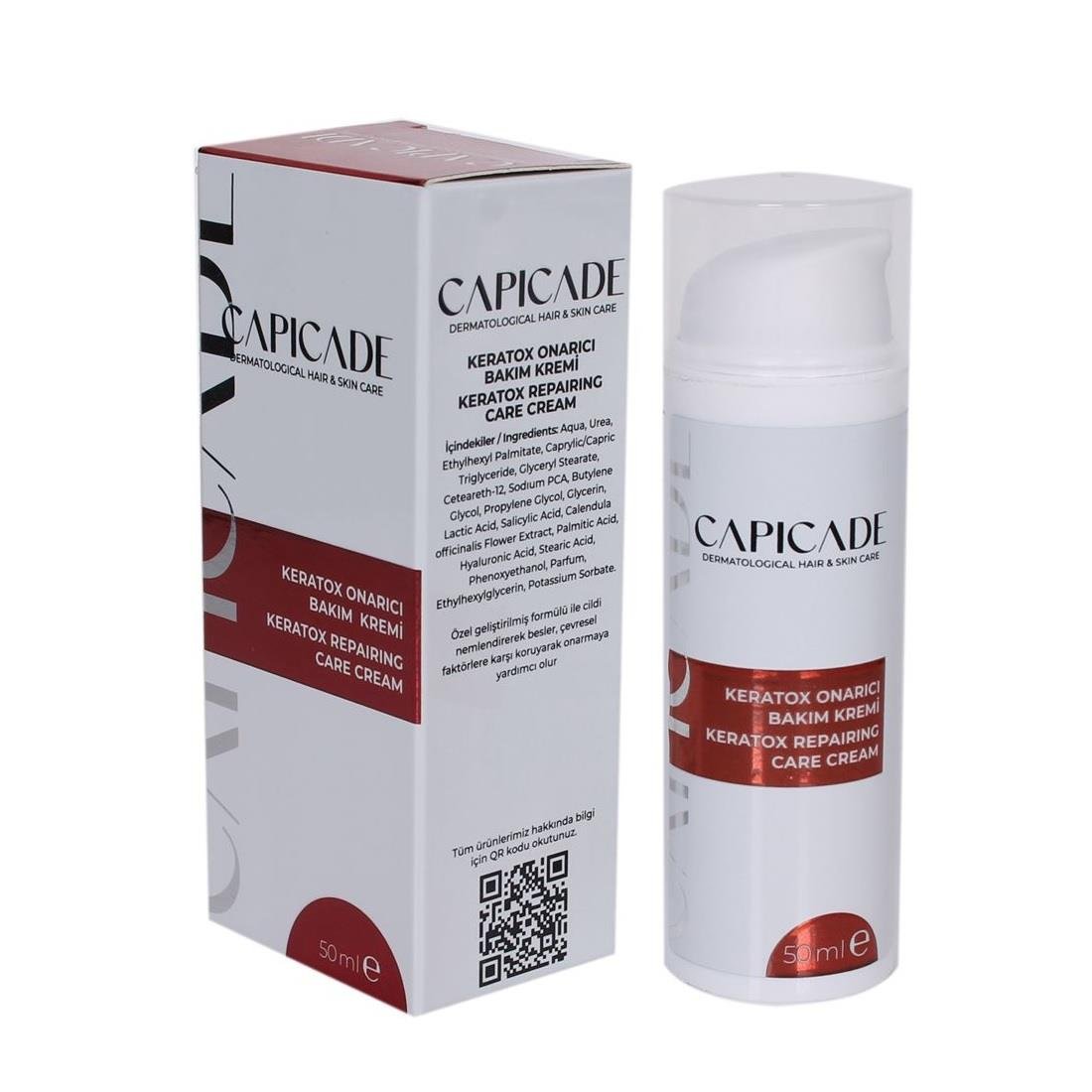 Capicade Keratox Onarıcı Bakım Kremi 50 ml