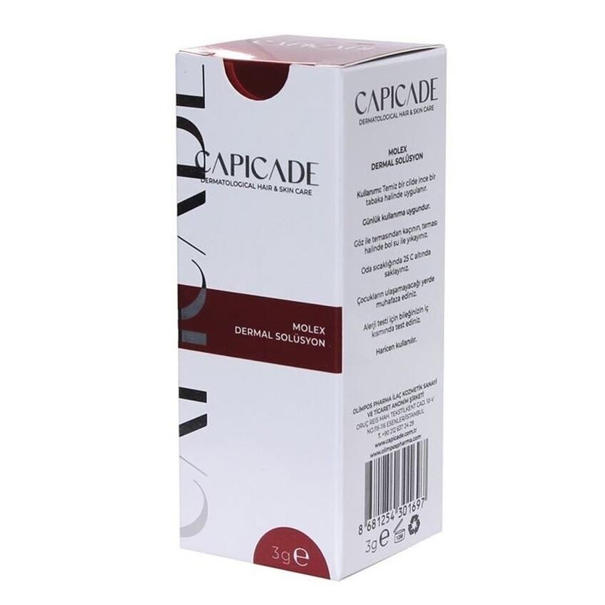 Capicade Molex Dermal Solüsyon 3 g