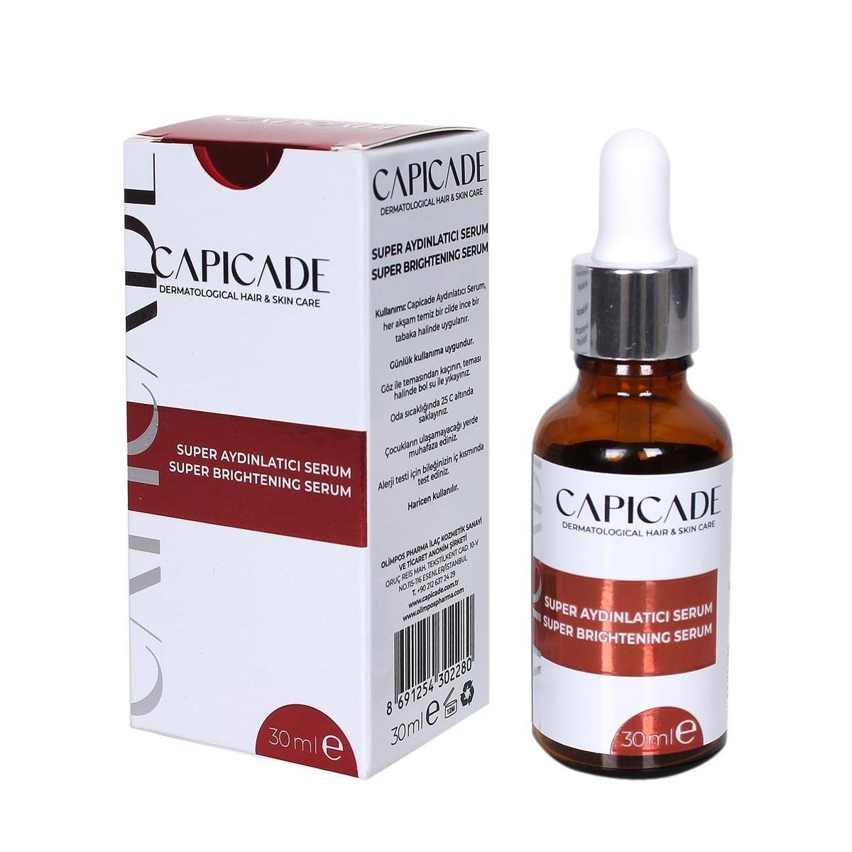 Capicade Süper Aydınlatıcı Serum 30 ml