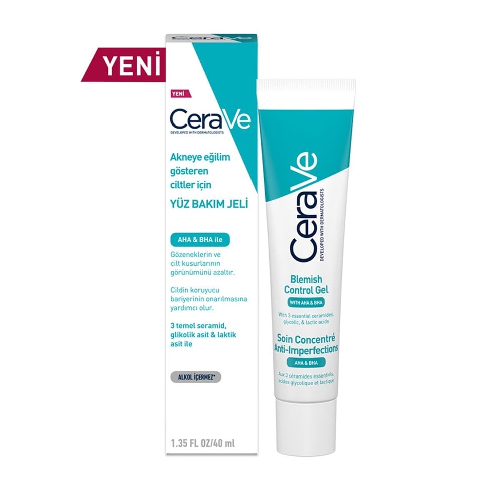 CeraVe Akneye Eğilim Gösteren Ciltler İçin Yüz Bakım Jeli 40 ml