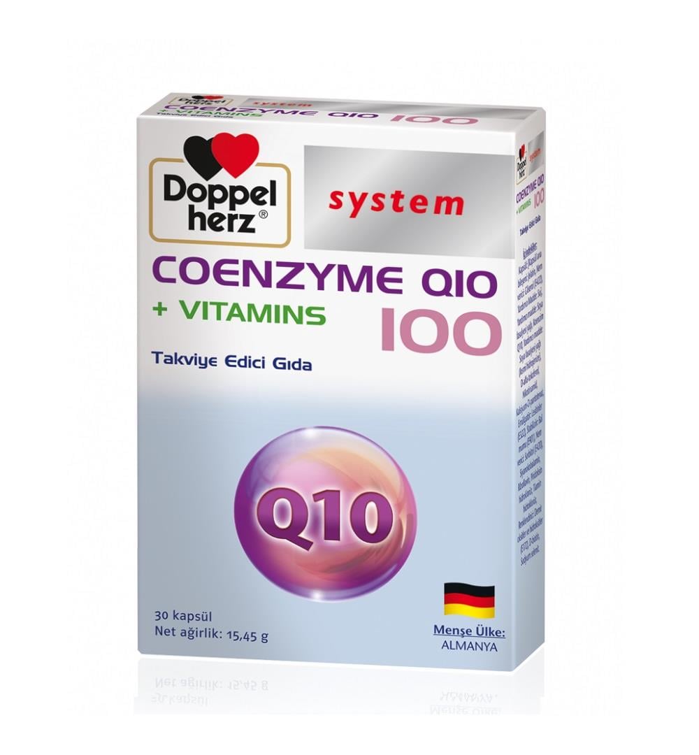 Doppelherz System Coenzyme Q10 + Vitamins 30 Kapsül