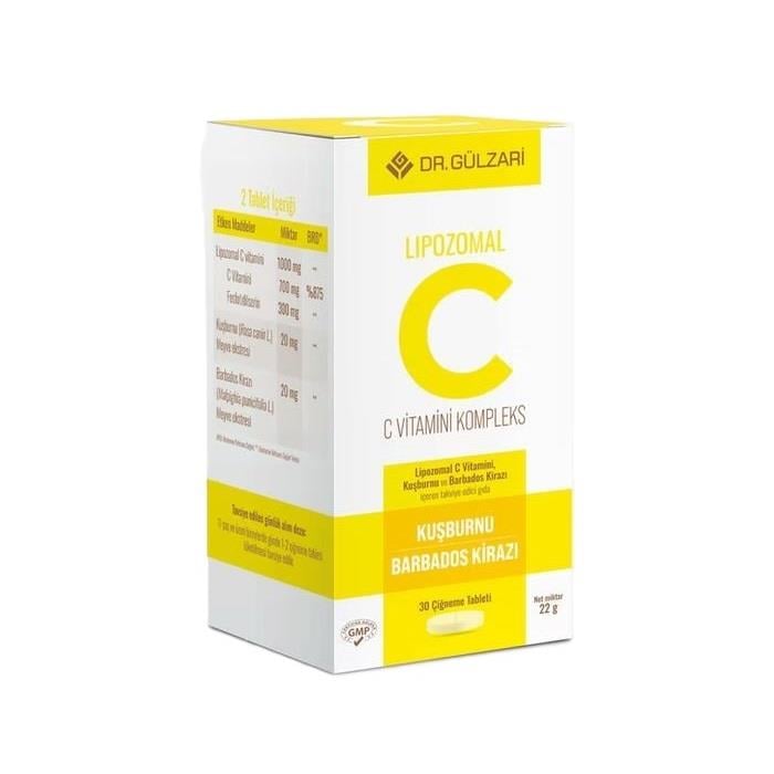 Dr. Gülzari C Vitamini Kompleks 30 Çiğneme Tableti