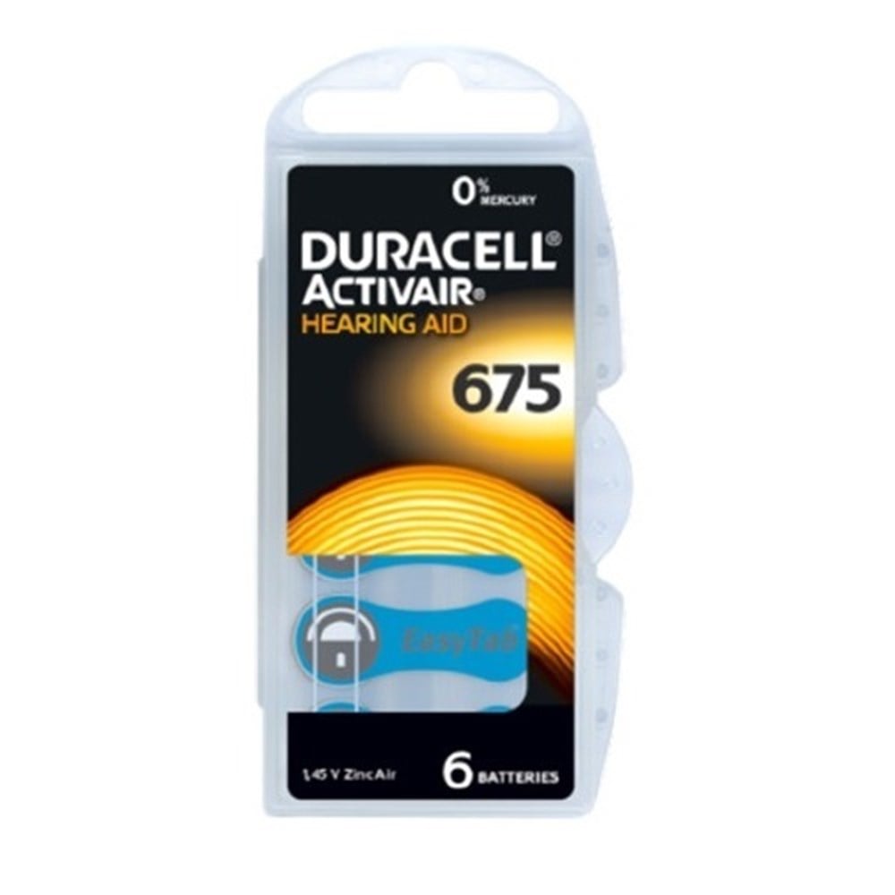 Duracell Activair İşitme Cihazı Pili No: 675