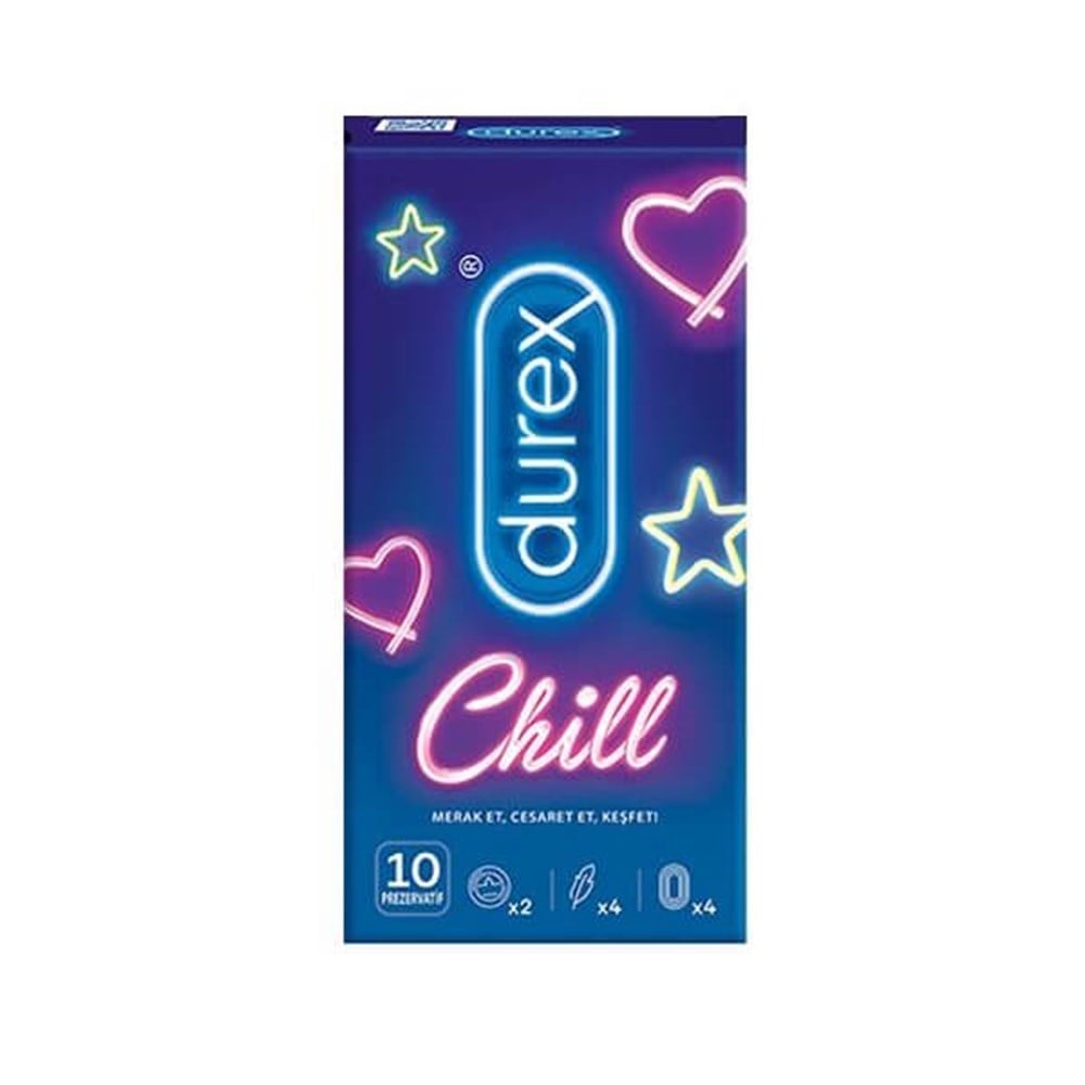 Durex Chill Prezervatif 10'lu