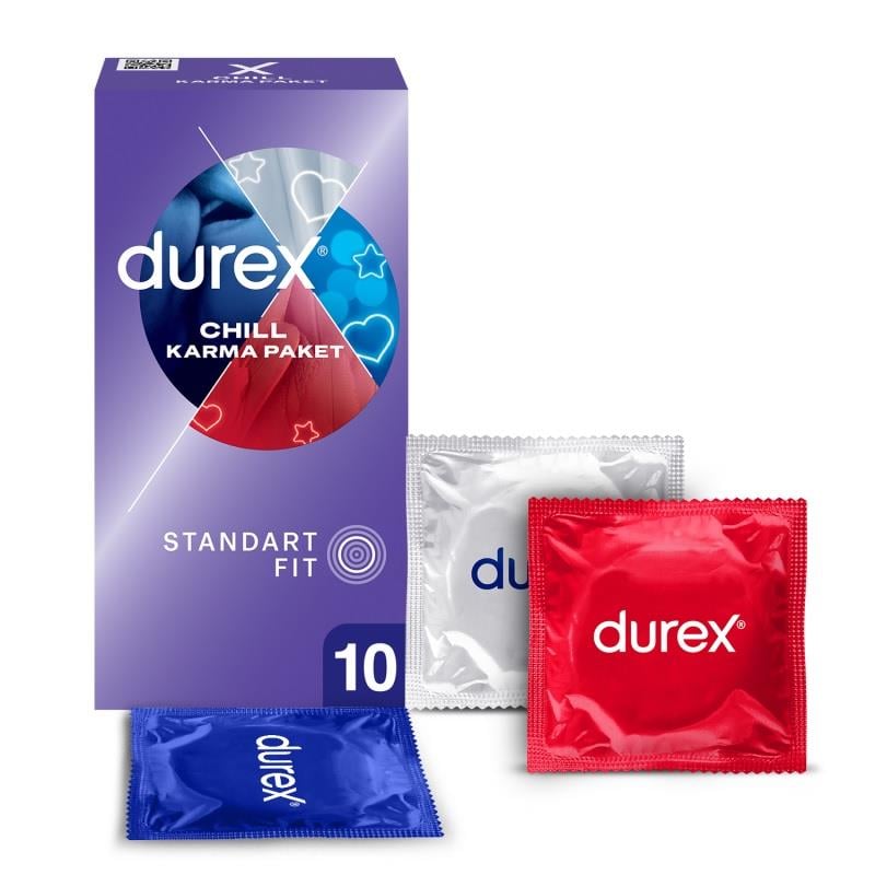 Durex Chill Prezervatif 10'lu