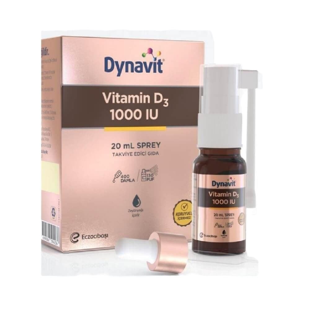 Dynavit Vitamin D3 1000 IU Sprey 20 ml