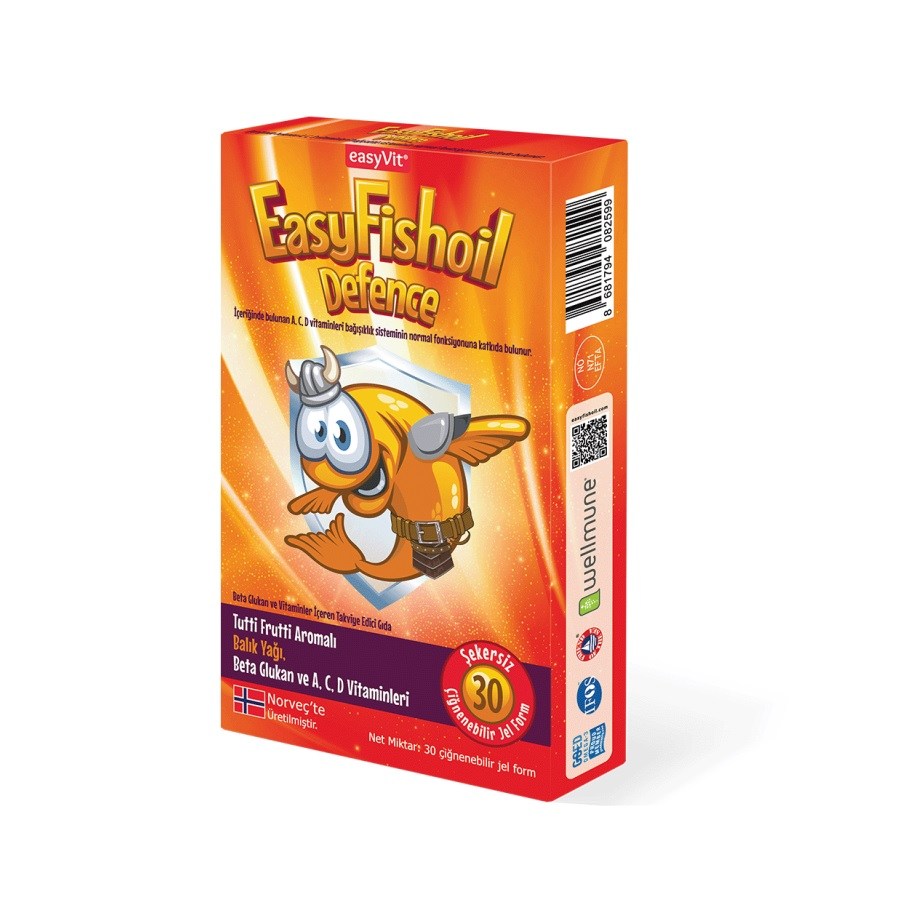 EasyFishoil Beta Glukan Çiğnenebilir Jel Tablet
