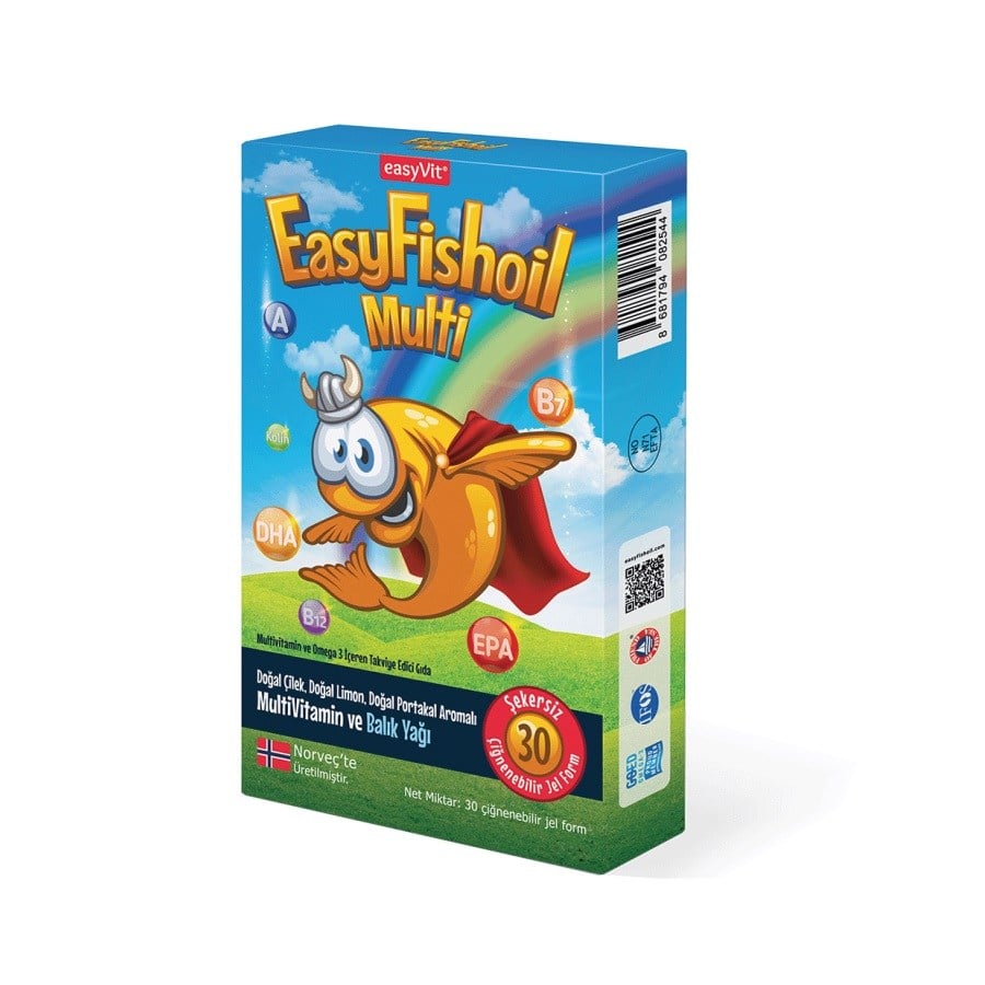 EasyFishoil Multi Çiğnenebilir Jel Form
