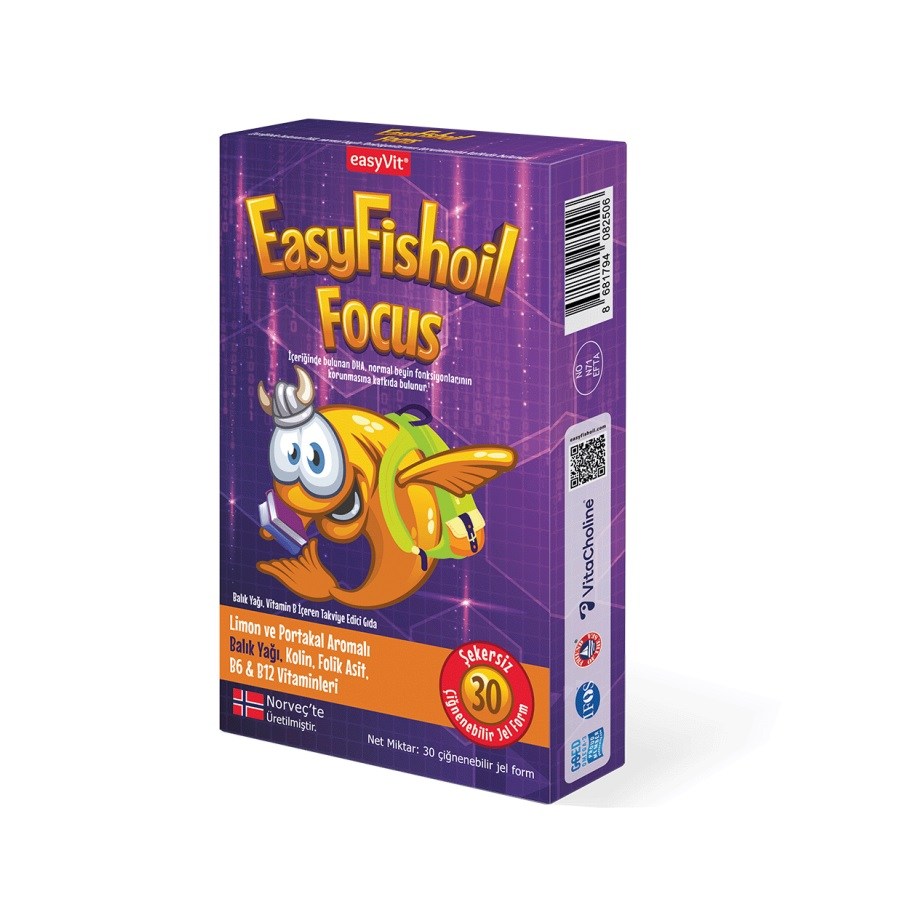 EasyFishoil Q Çiğnenebilir 30 Jel Tablet