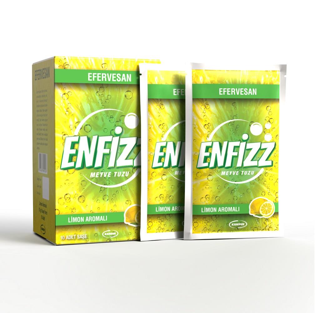 Enfizz Limon ve Nane Aromalı Efervesan Saşe