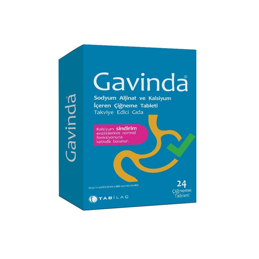 Gavinda 24 Çiğneme Tablet