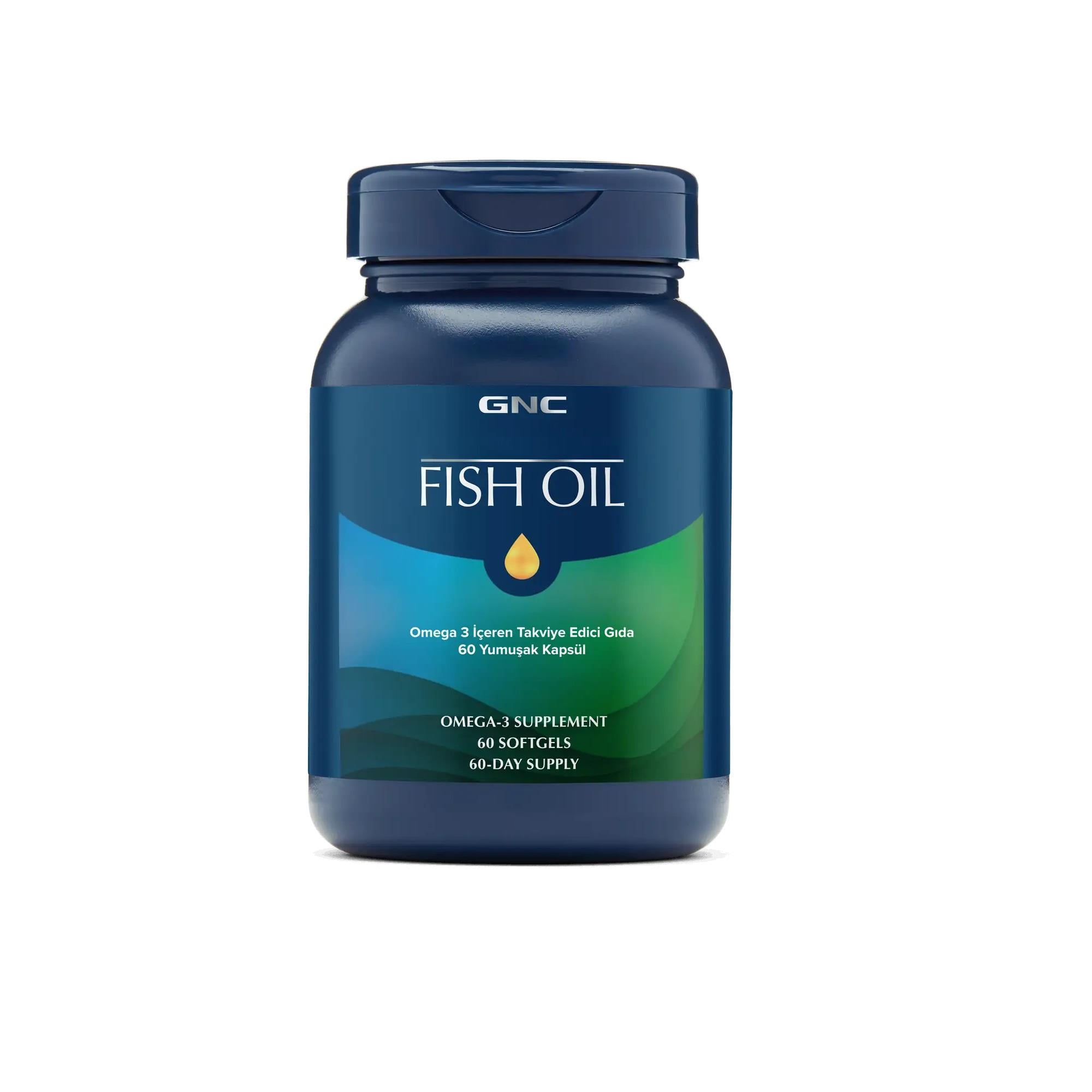 GNC Fish Oil 60 Yumuşak Kapsül