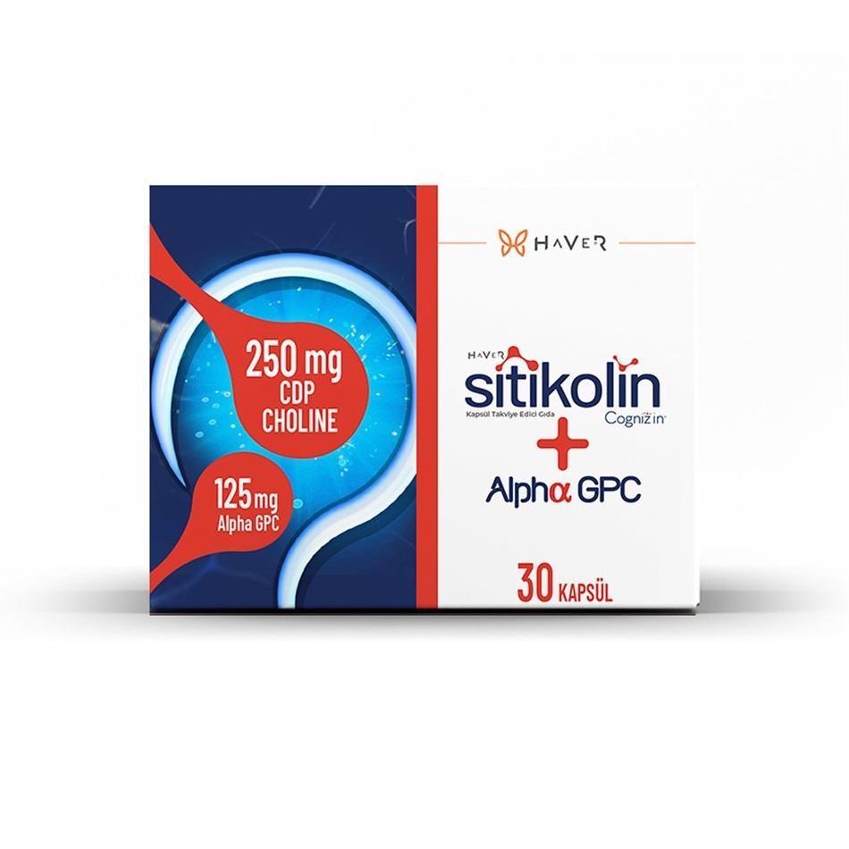 Haver Sitikolin + Alpha GPC 30 Kapsül