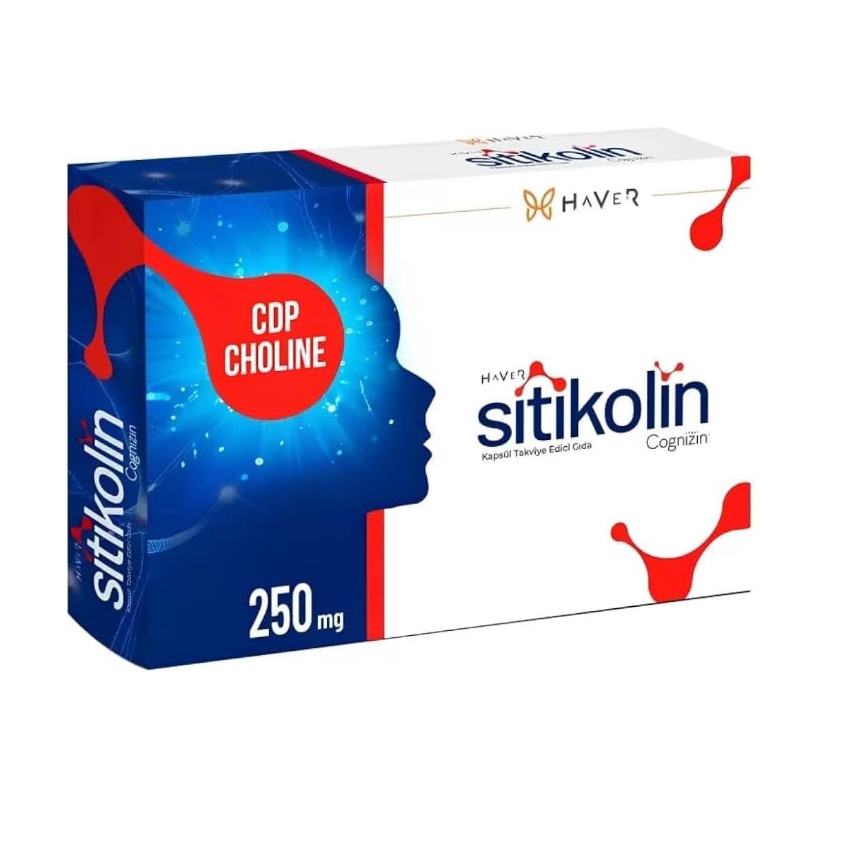 Haver Sitikolin Cognizin 250 mg 30 Kapsül