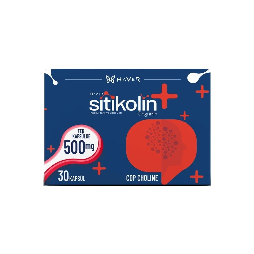 Haver Sitikolin Cognizin 500 mg 30 Kapsül