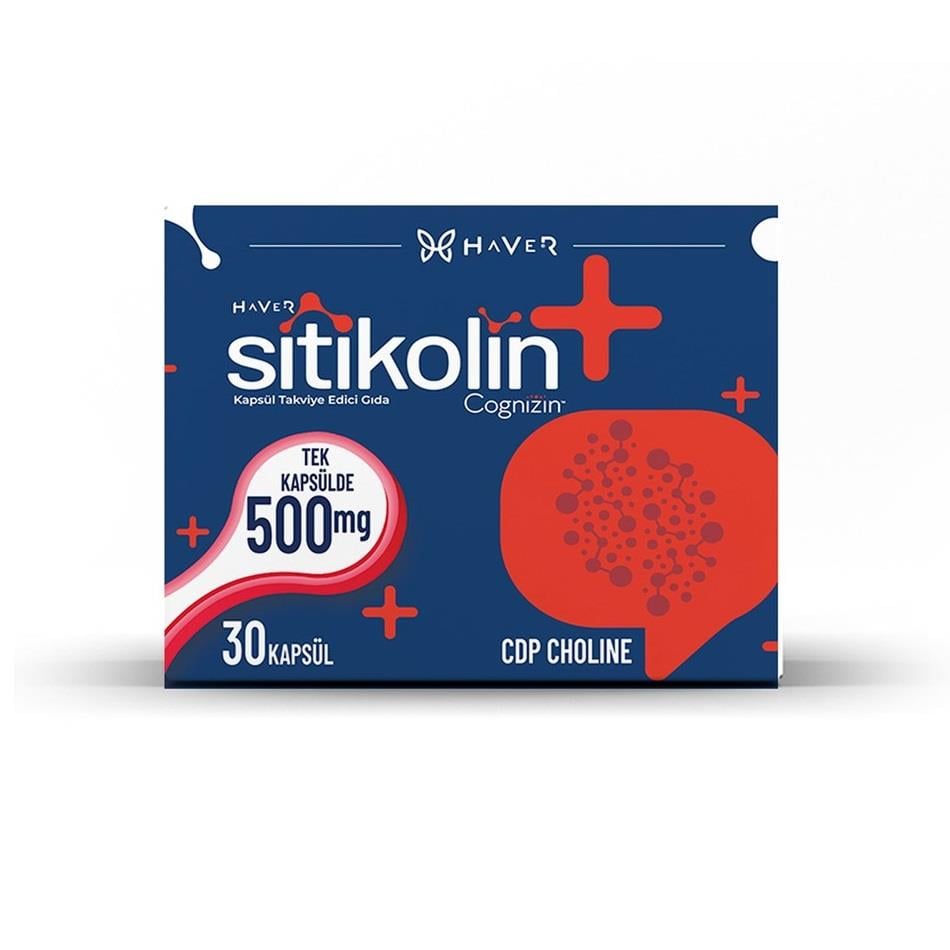 Haver Sitikolin Cognizin 500 mg 30 Kapsül
