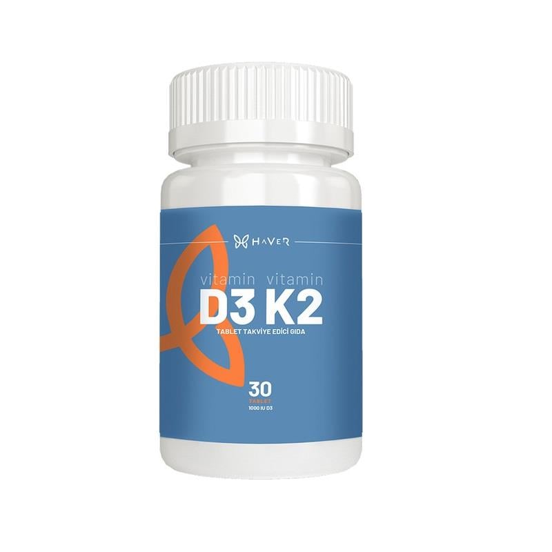 Haver Vitamin D3K2 30 Tablet
